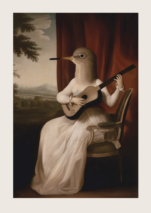 Parlour Music Greeting Card by Stephen Mackey - Click Image to Close